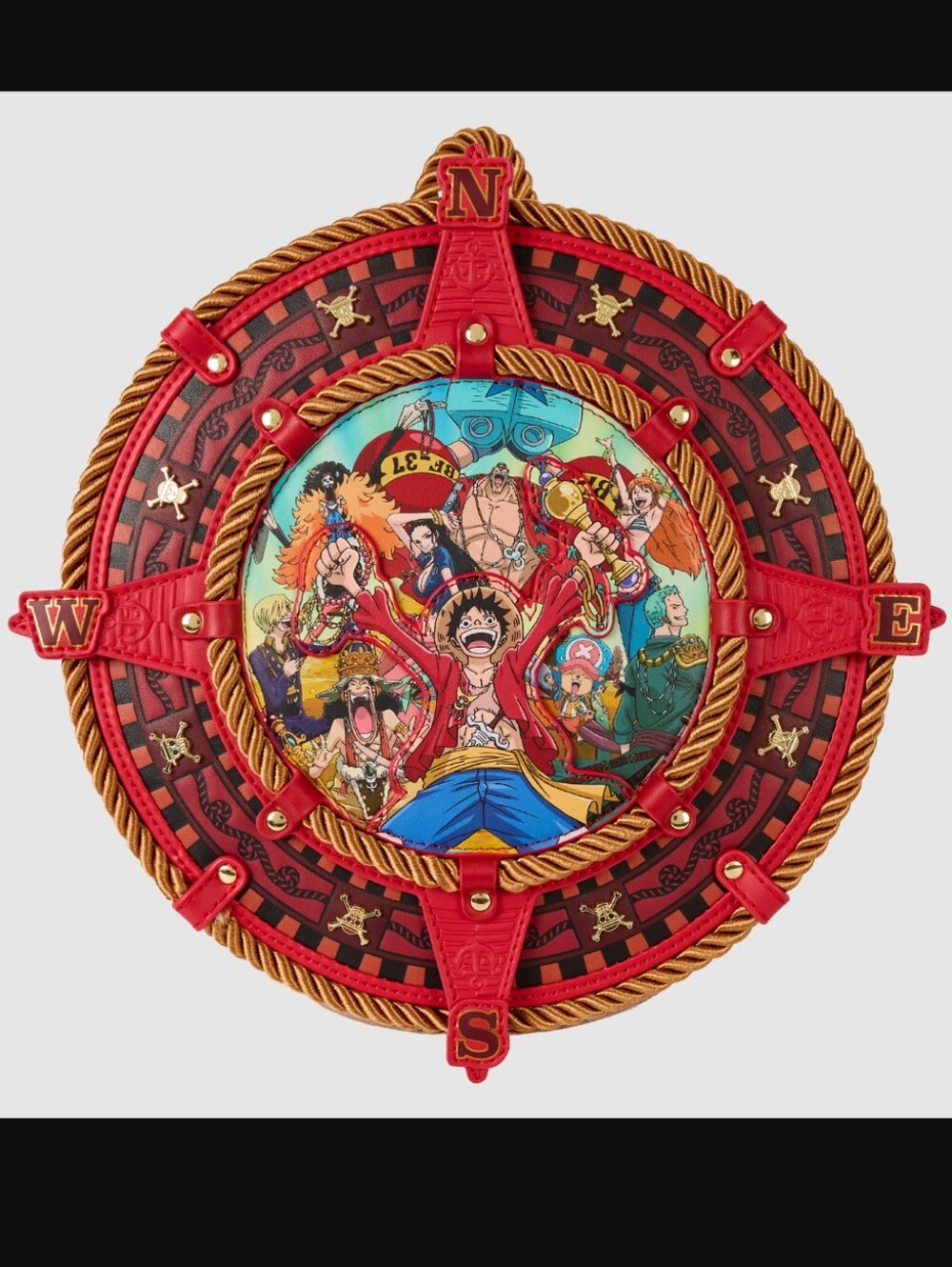 New Loungefly One Piece Compass Figural Mini Backpack
